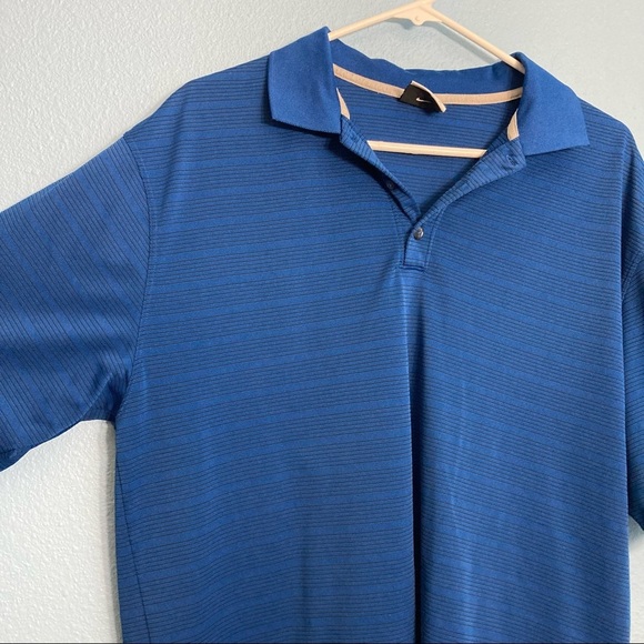 Nike Golf Polo Tee - Blue - Large - Long Torso - Picture 2 of 9